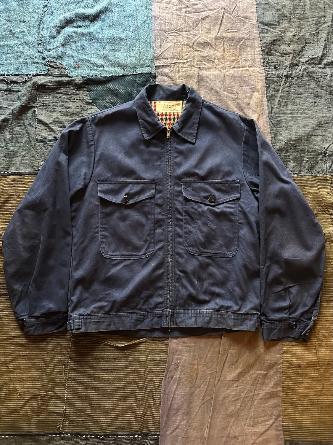 1950s USA Vintage Mechanic Work Jacket 상품이미지2