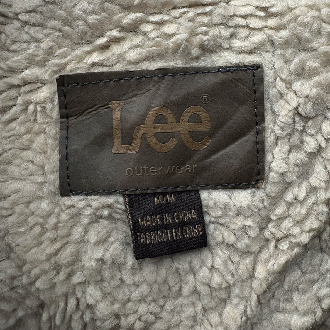 90s 리 쉐르파 보아라이닝 탈부착 크롭 데님 트러커자켓  N287 상품이미지8