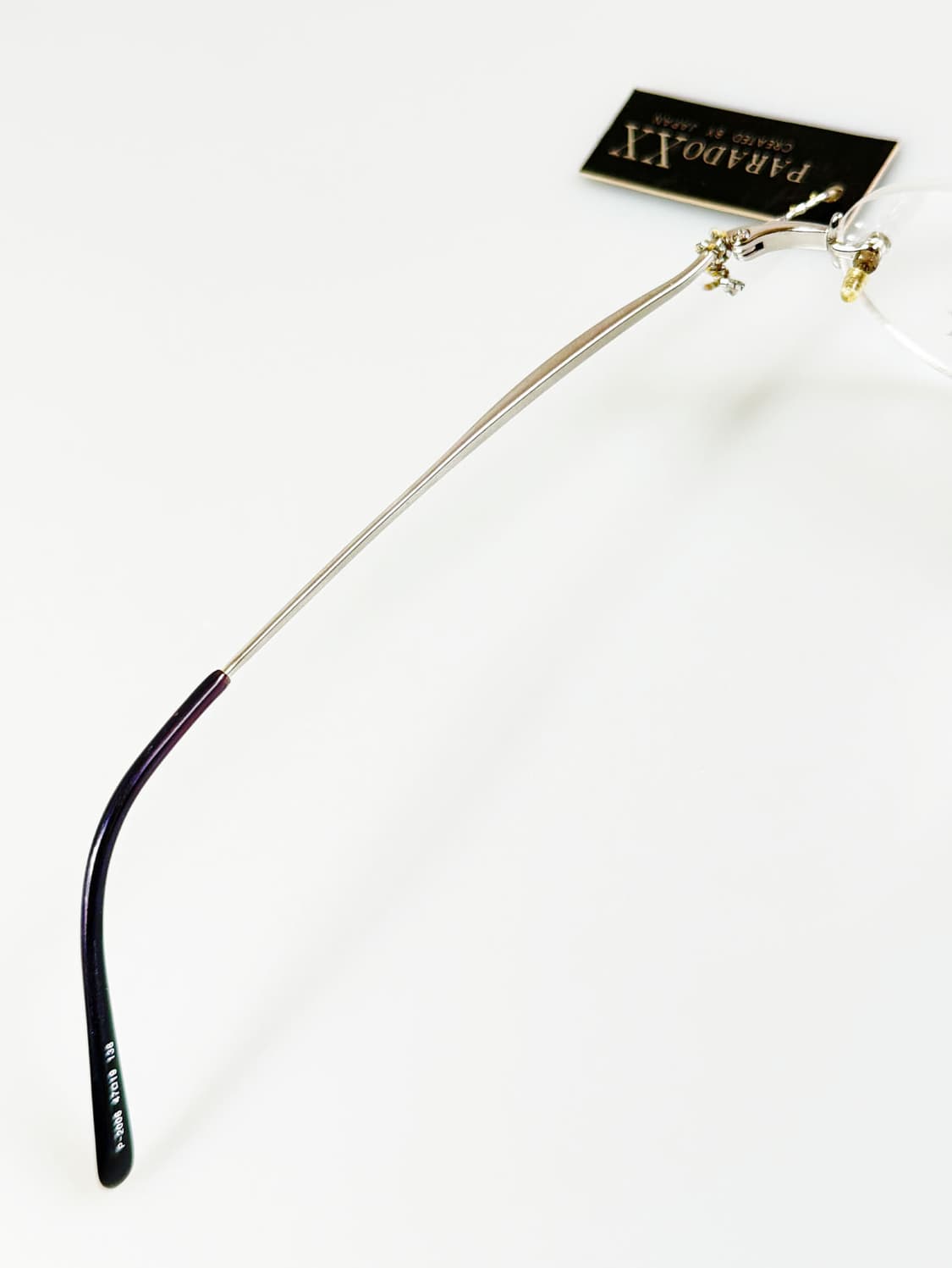 PARADOX XX 실버 메탈 무테 오벌 프레임 빈티지 안경 상품이미지7