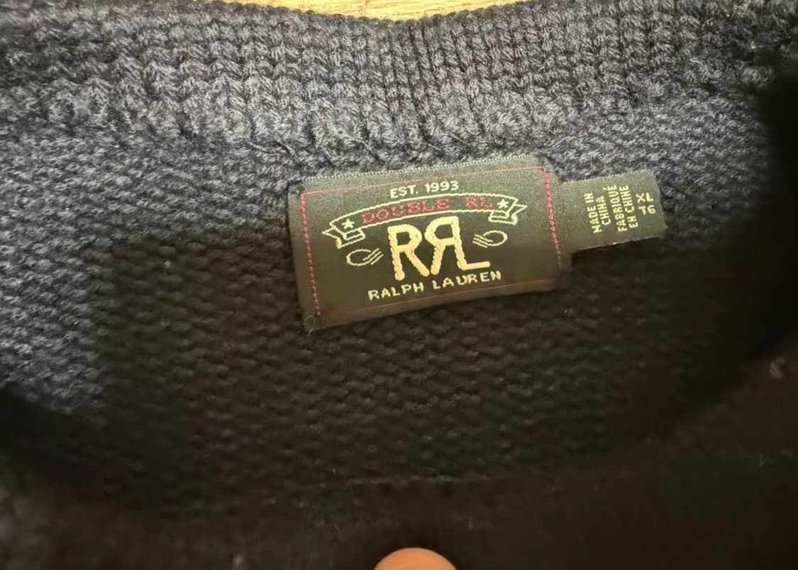 rrl 아플리케 울 스웨터 XL 상품이미지4