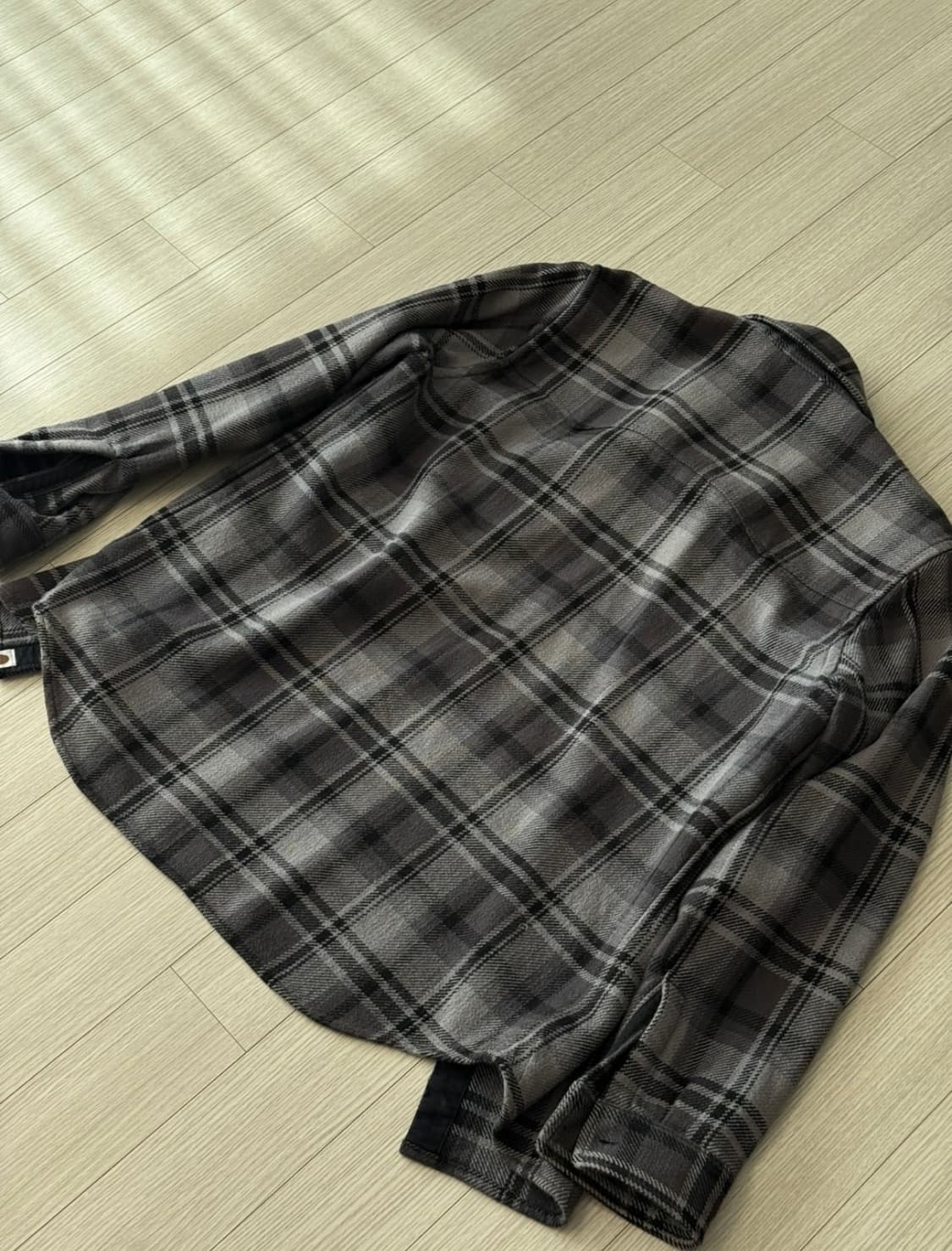 베이프 체크셔츠 자켓 판매합니디 상품이미지2