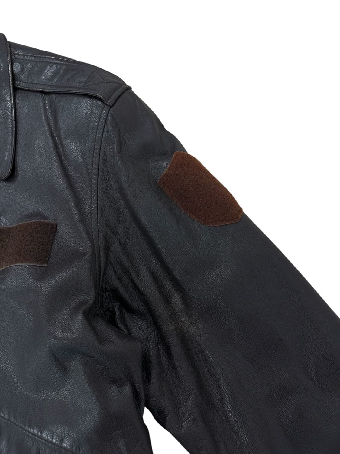 90s 한국군 양가죽 레더자켓 (3)  상품이미지7