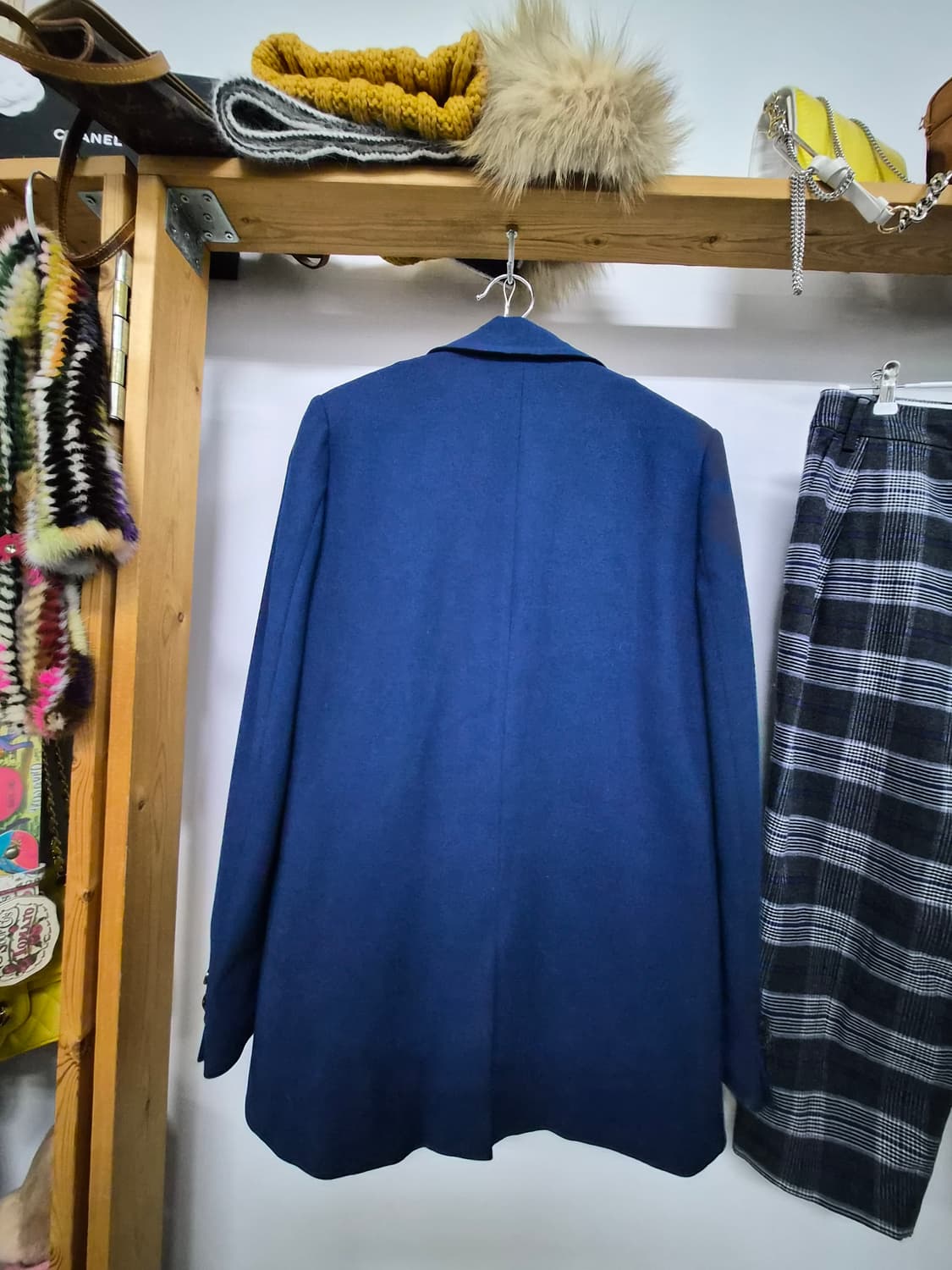 지고트 블루자켓. 쥬시쥬디 랩체크팬츠 상품이미지5