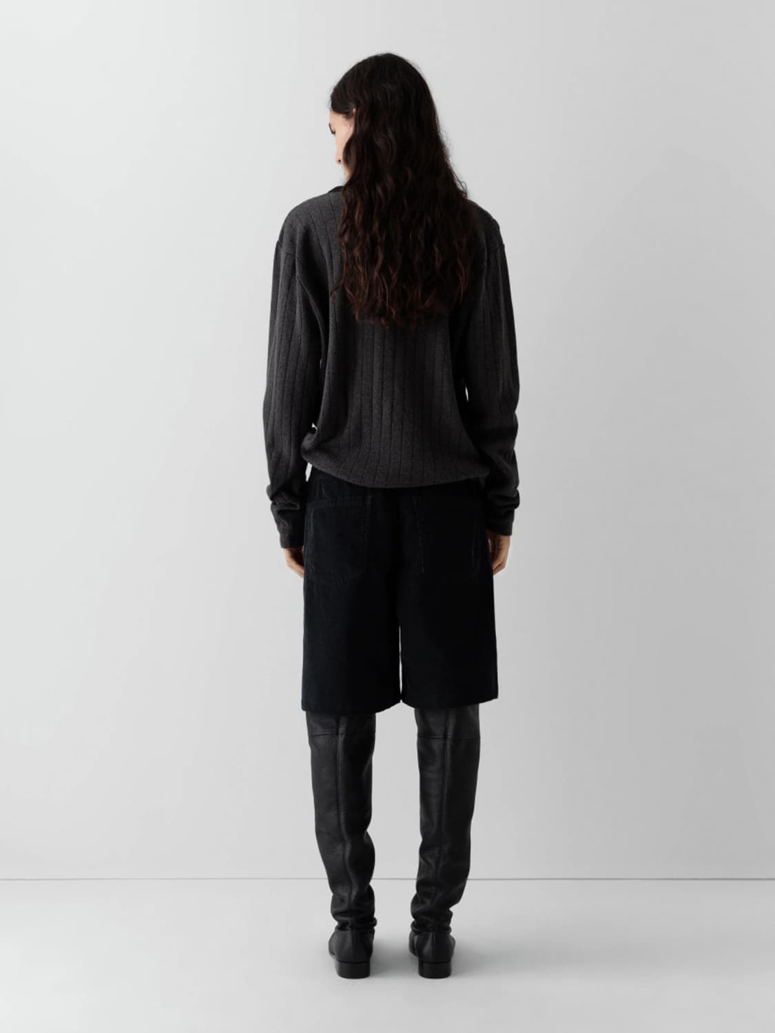 [34,36,38]기마구아스 GUS 버뮤다 팬츠/블랙 상품이미지8