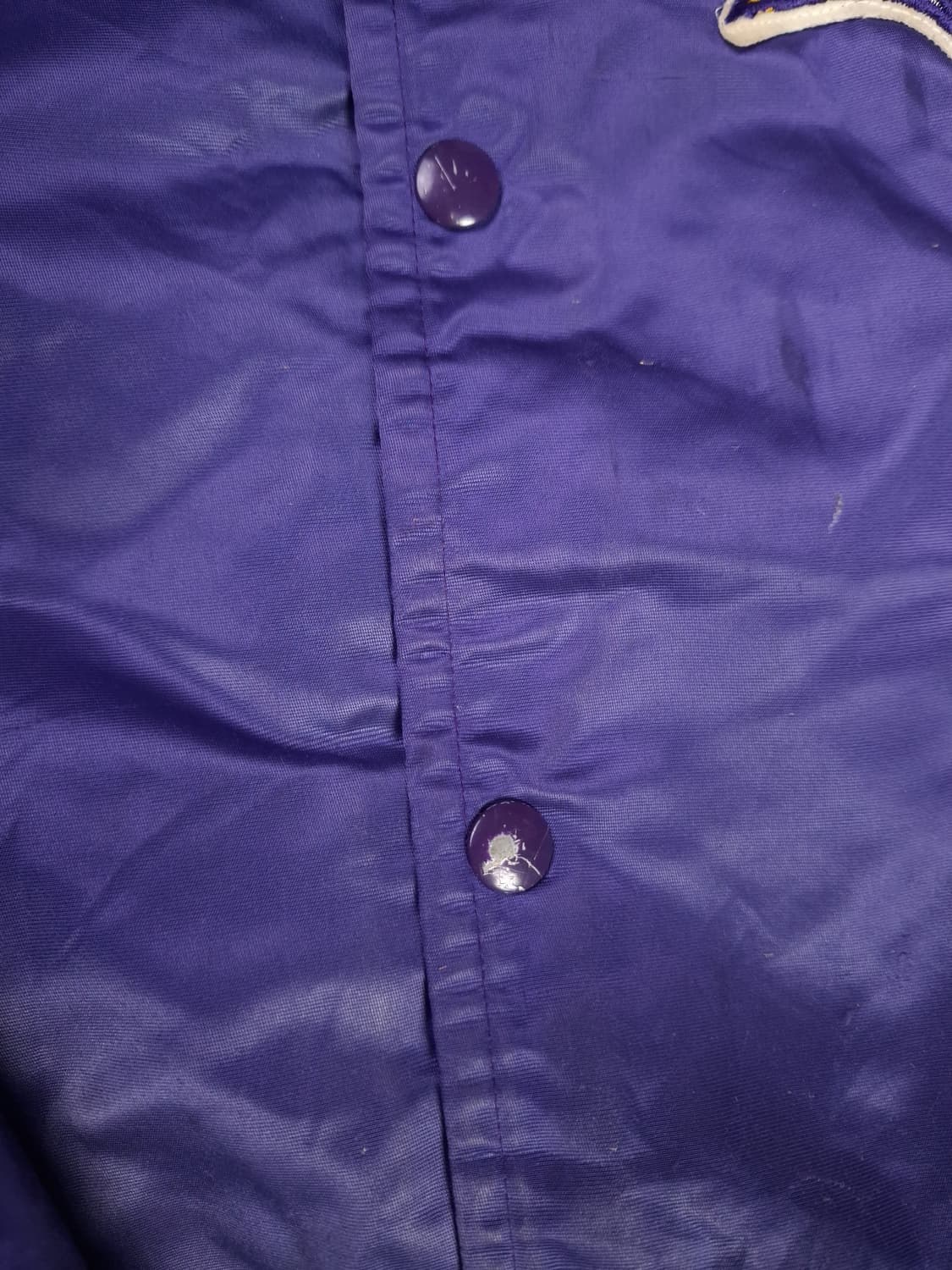 오리지날 90's 미국제조 Chalk Line 미네소타바이킹즈 바시티자켓 상품이미지4