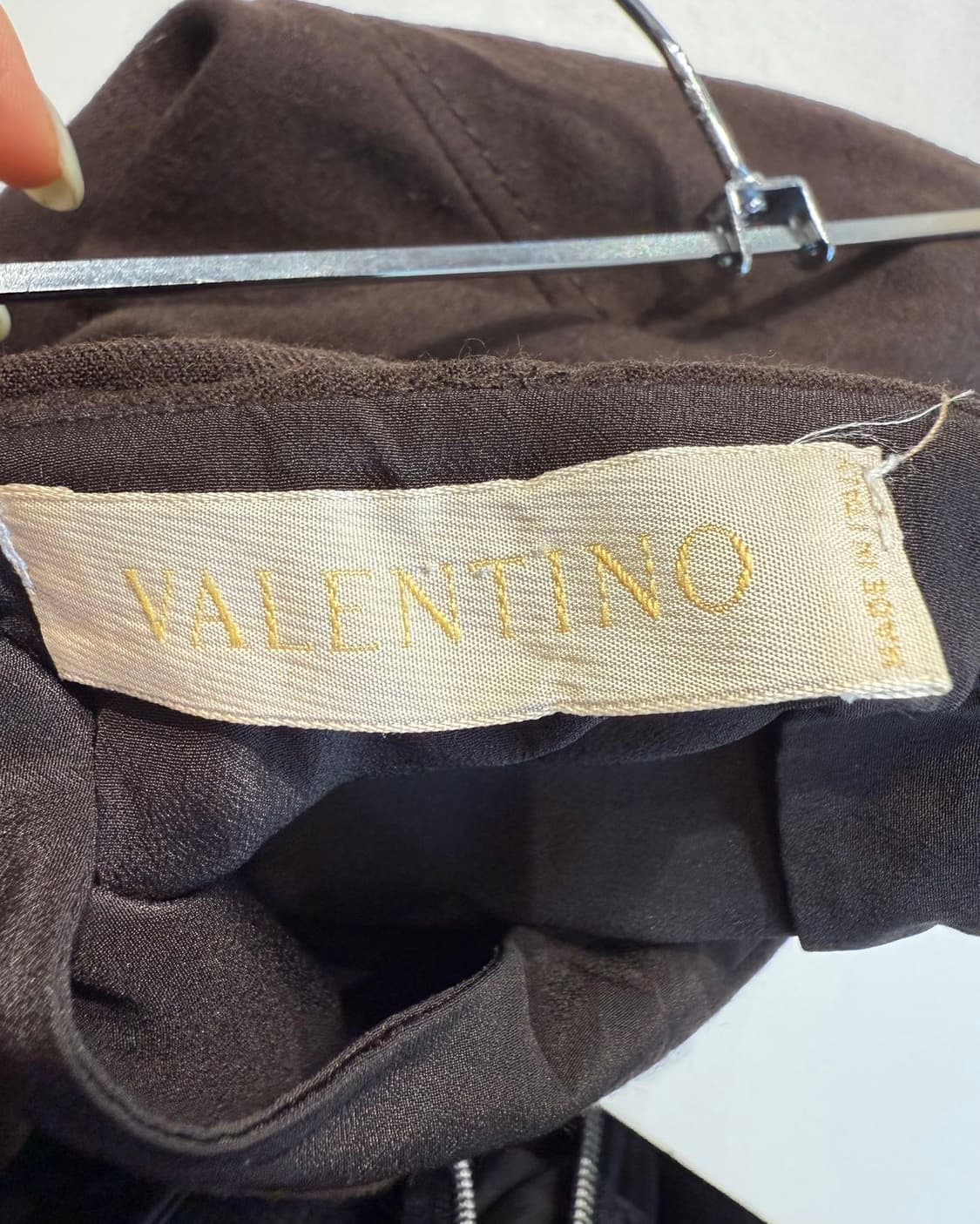 발렌티노 브라운 포켓 프릴 미디스커트  상품이미지8