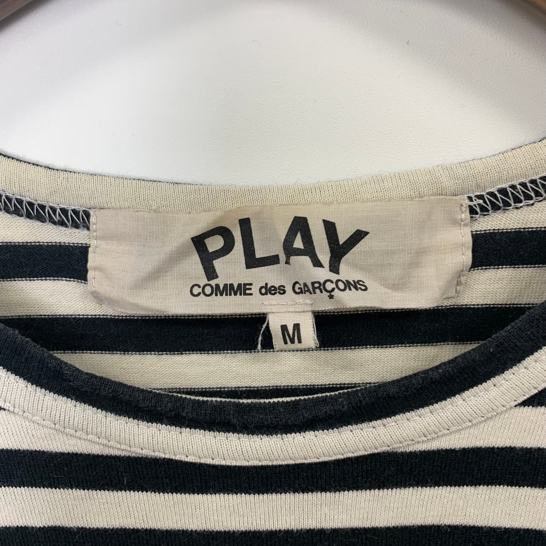 꼼데가르송 플레이 단가라 스트라이프 롱슬리브 상품이미지6