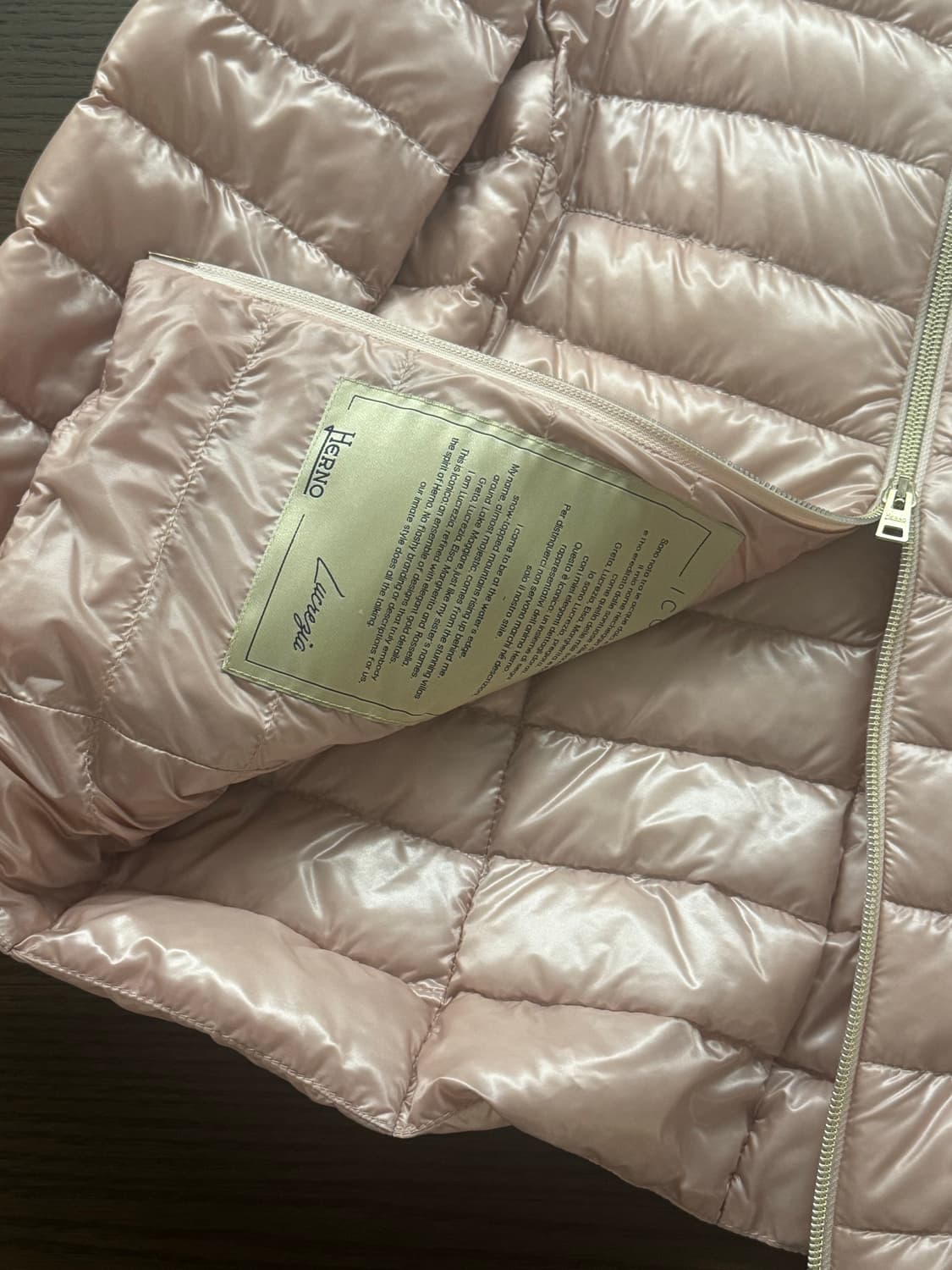 에르노 여성 경량패딩 40 핑크 상품이미지2