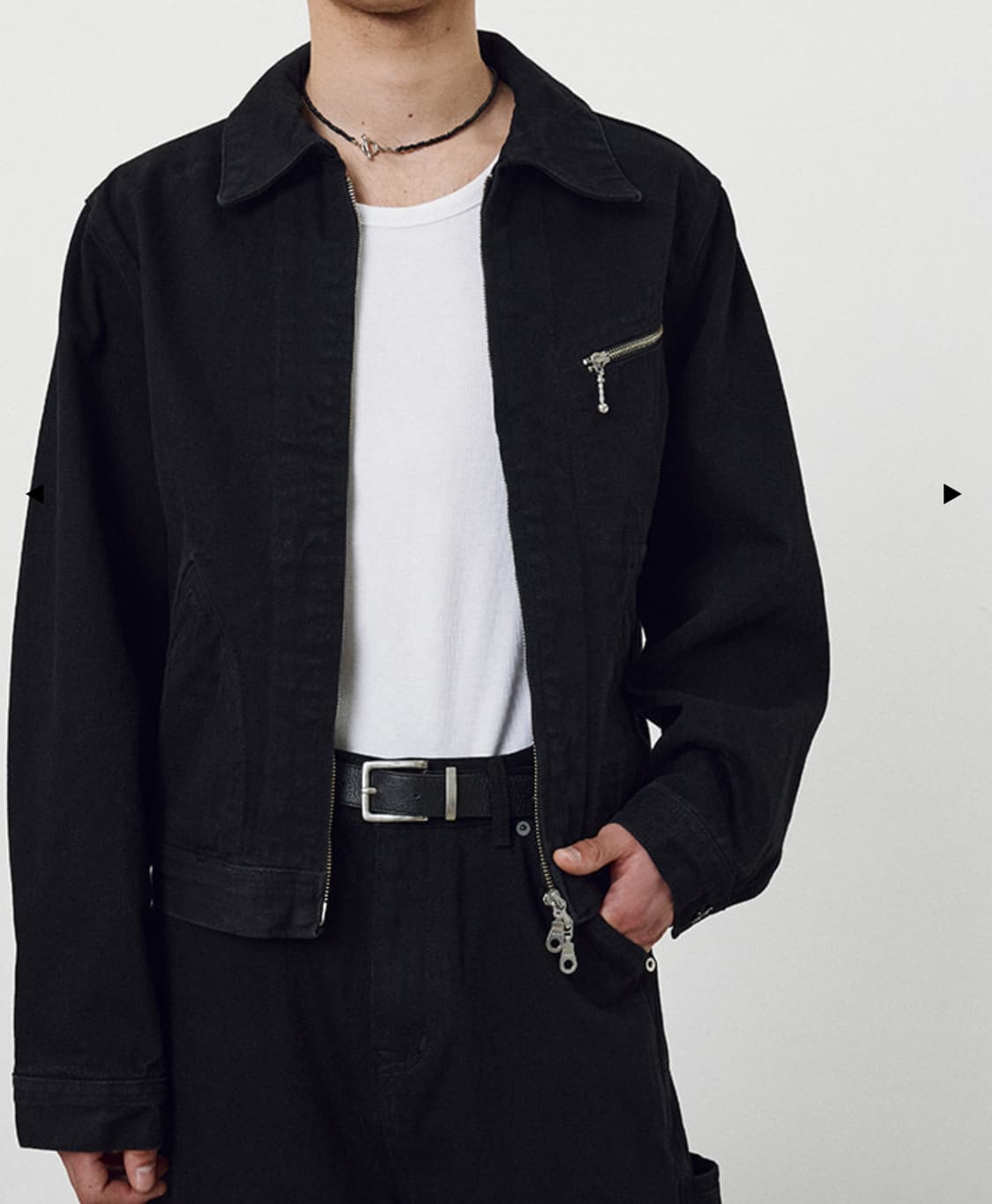 Tonywack RinsedDenimZippedWorkJacket XL 상품이미지1