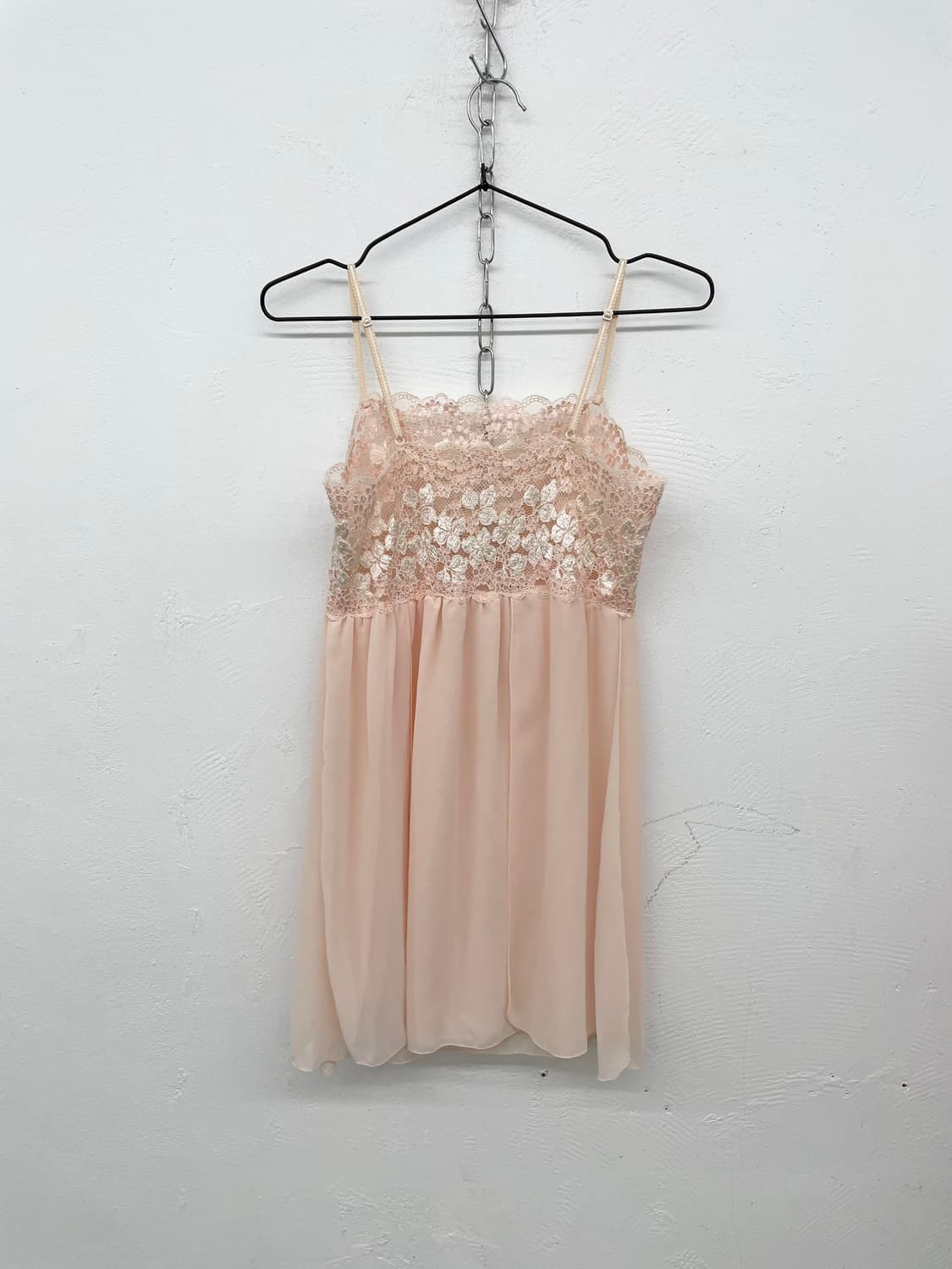 피치 시어 레이스 슬립 상품이미지6