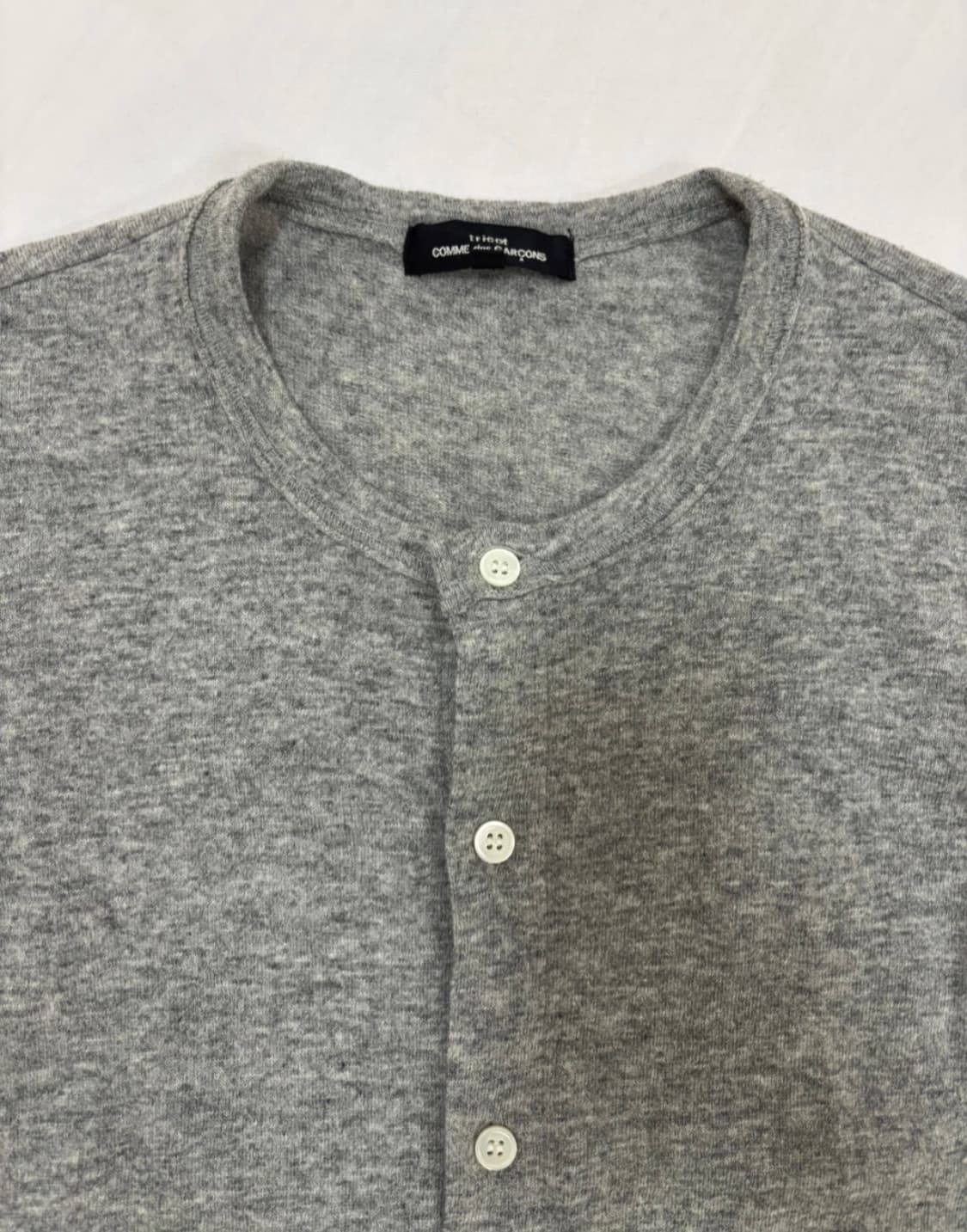 꼼데가르송 Tricot 회색 가디건 M 상품이미지6