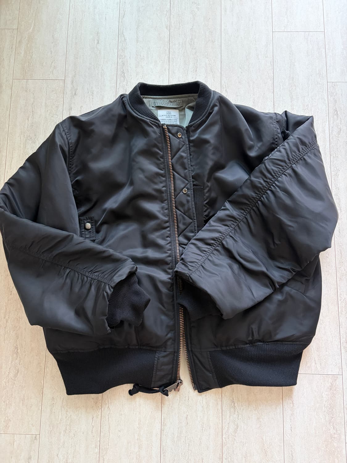 비헤비어 마원 블랙/그레이 (MA-1 MIL PARKA) 상품이미지9