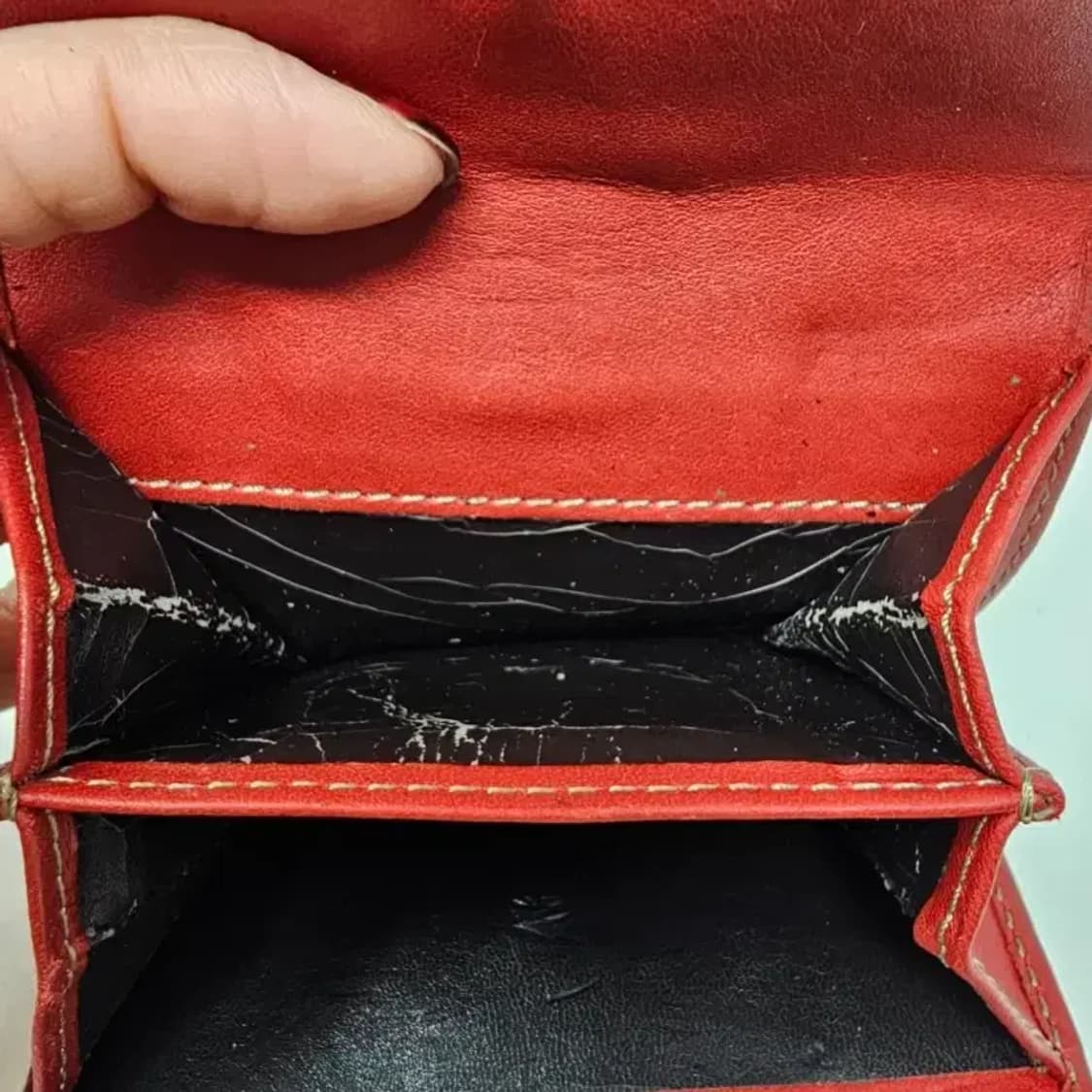 구찌 시마 하트 자물쇠 반지갑 레드 상품이미지4