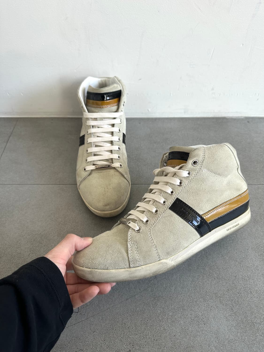디올 옴므 07AW 에디슬리먼 스웨이드 하이탑 상품이미지3