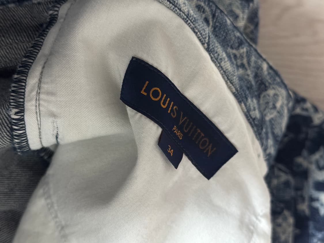 루이비통 버질아블로 태피스트리 모노그램 데님 팬츠 34 상품이미지7