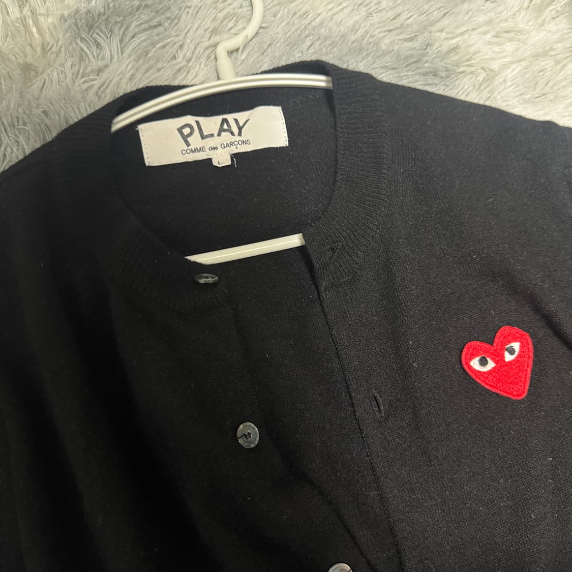 정품) 꼼데가르송 가디건 여성 L사이즈  상품이미지2