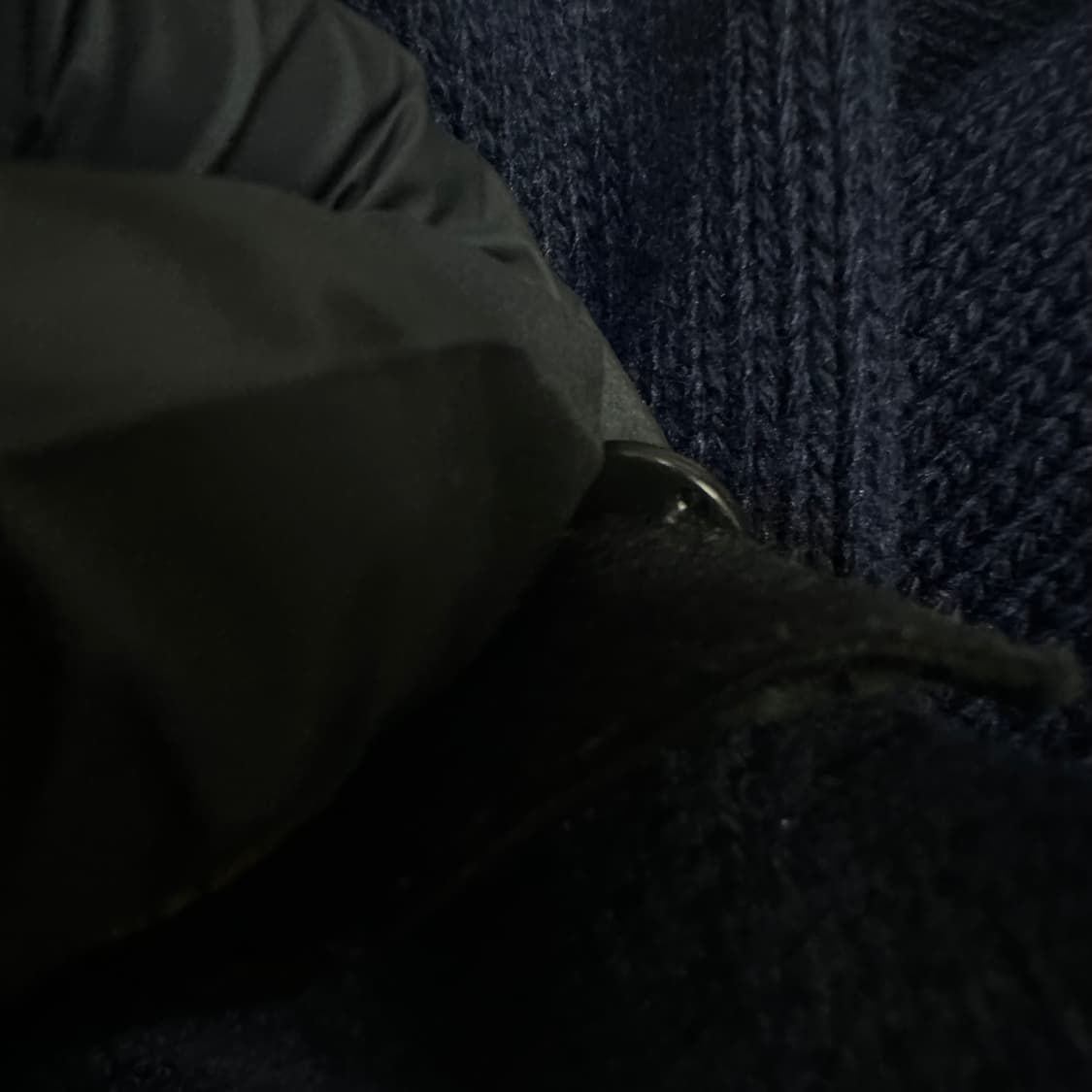 stone Island 딥블루 니트 투웨이 후드집업 상품이미지9