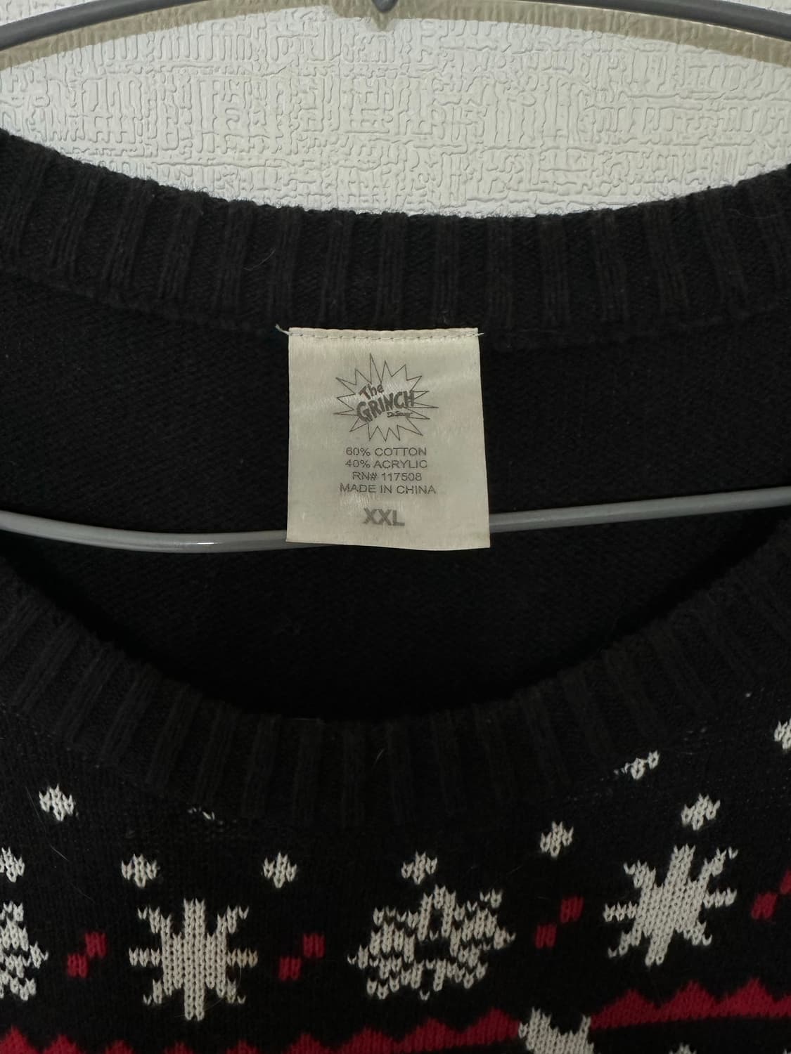 오버사이즈 그린치 크리스마스 니트 미국산 상품이미지4