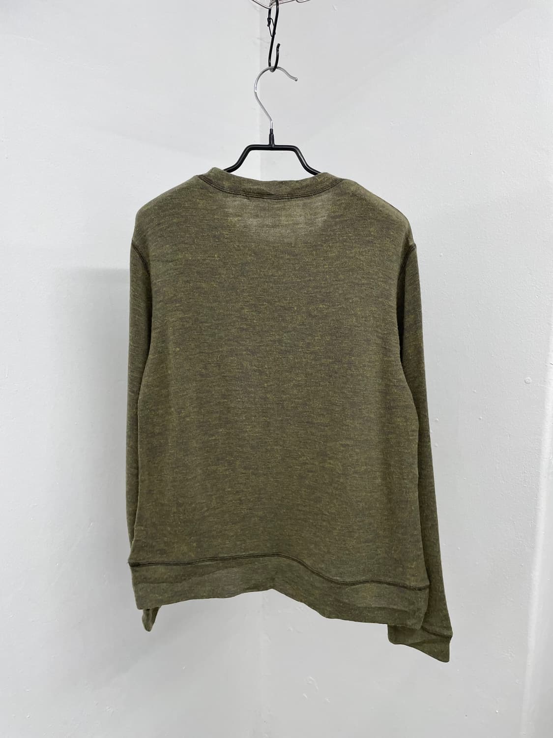 카키 레터링 슬리브 상품이미지6