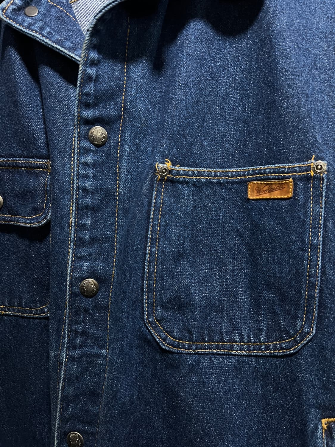 [XL]Woolrich USA 울리치 오버핏 데님 코치자켓 상품이미지4