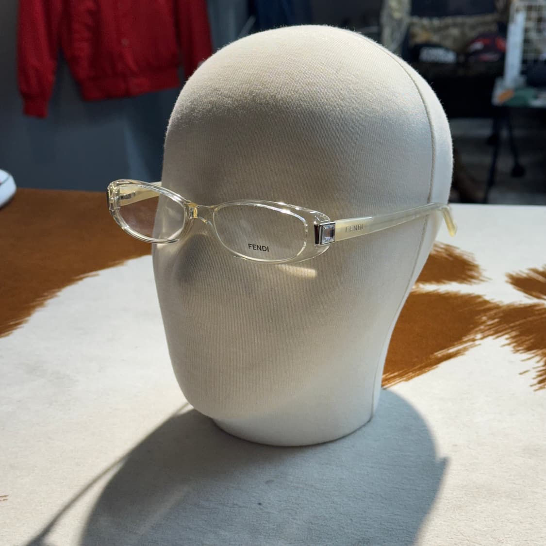 FENDI 펜디 안경 자개 큐빅 (OS) 긱시크 y2k 상품이미지4