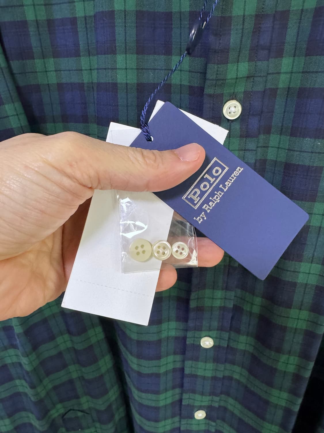 폴로 랄프로렌 체크 셔츠 XL ( 새제품) 상품이미지7