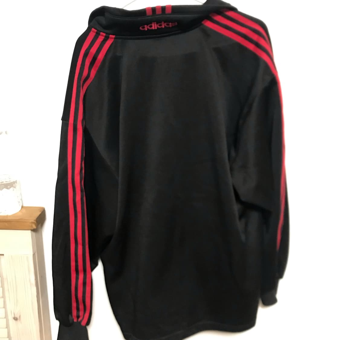아디다스 검빨 져지 ㅅㅊㅇ 검정 빨강 트랙탑 파이어버드 빈티지 져지집업 상품이미지2