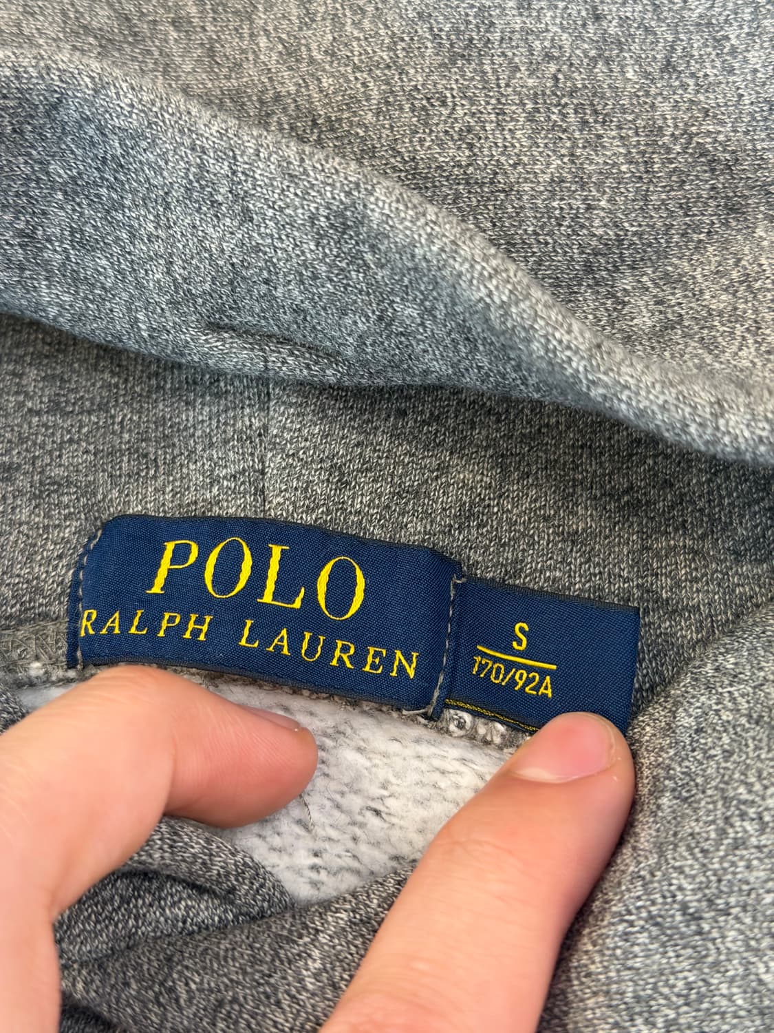 폴로 랄프로렌 NY 후드티 그레이 상품이미지4