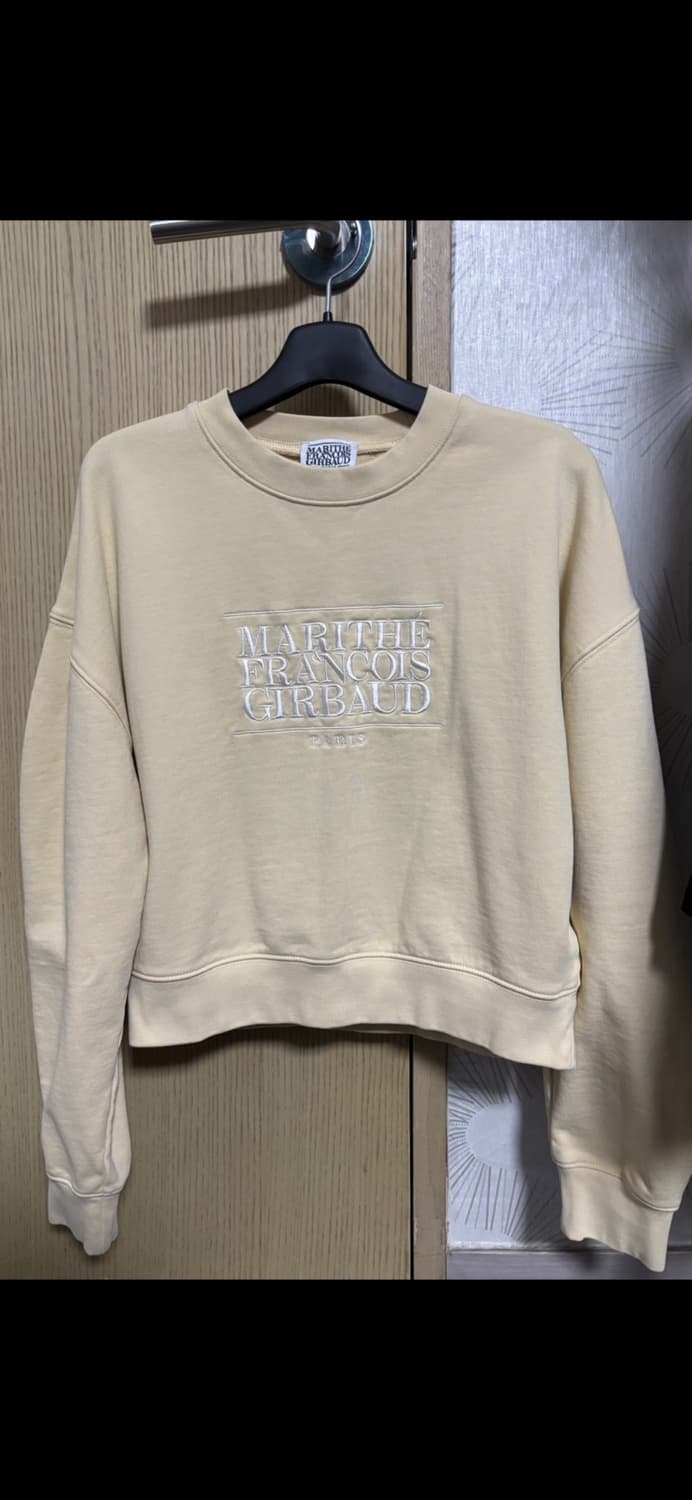 마리떼 프랑소와 저버 크롭 맨투맨 팝니다 상품이미지6