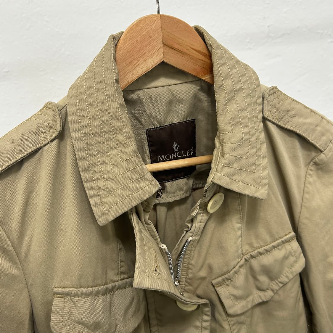 몽클레어 베이지 사파리 자켓  상품이미지9