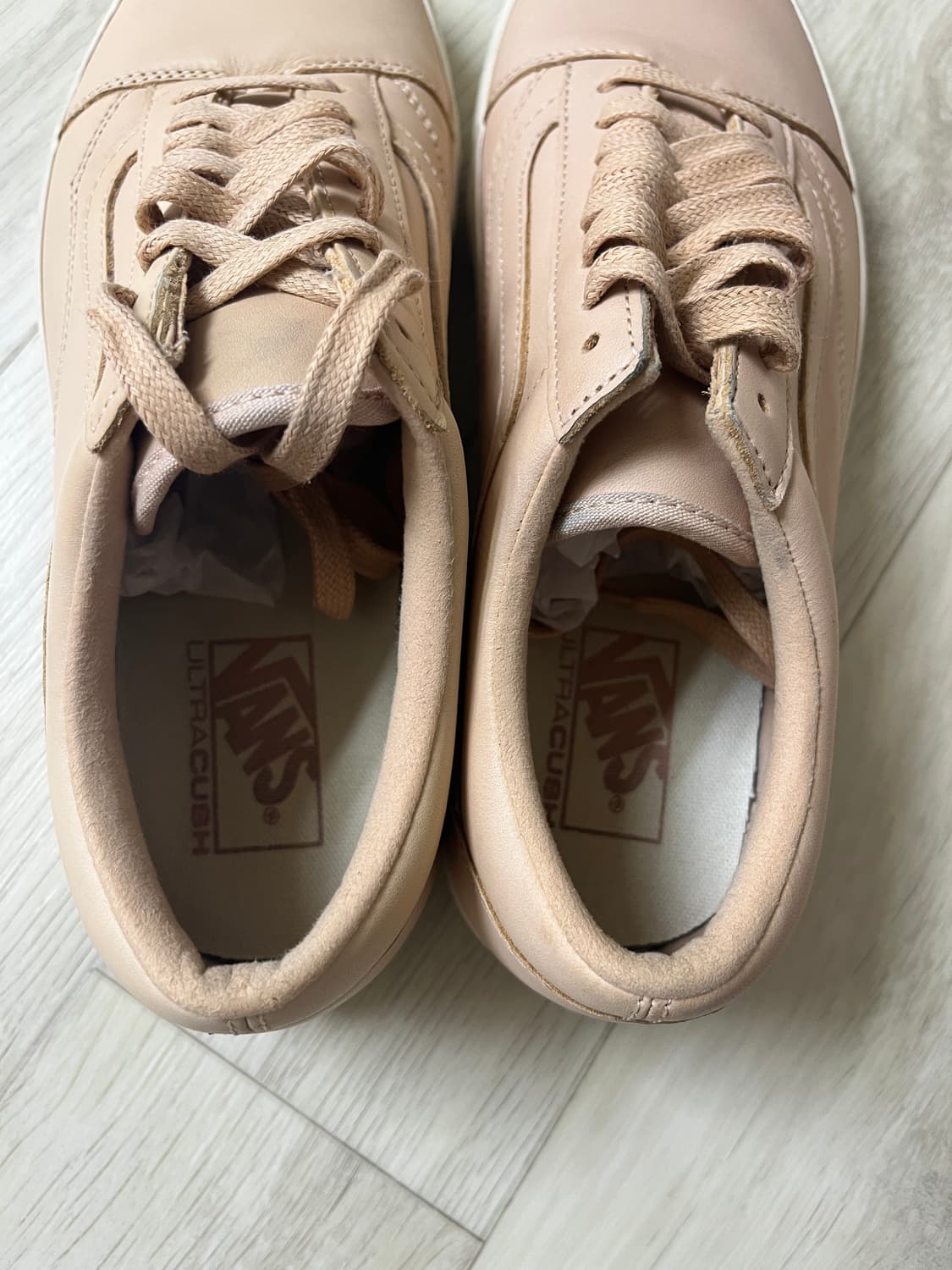 Vans 반스 올드스쿨 베지터블 레더 탄 US9 270 반더스킴 상품이미지6