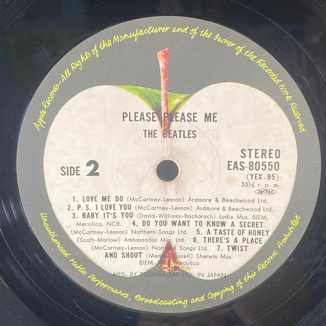 (수입중고LP-팝록) The Beatles -Please Please M 상품이미지5