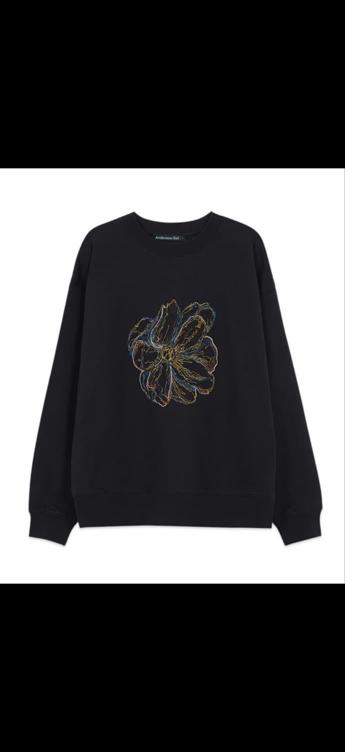 앤더슨벨 엠보더리 맨투맨 상품이미지1