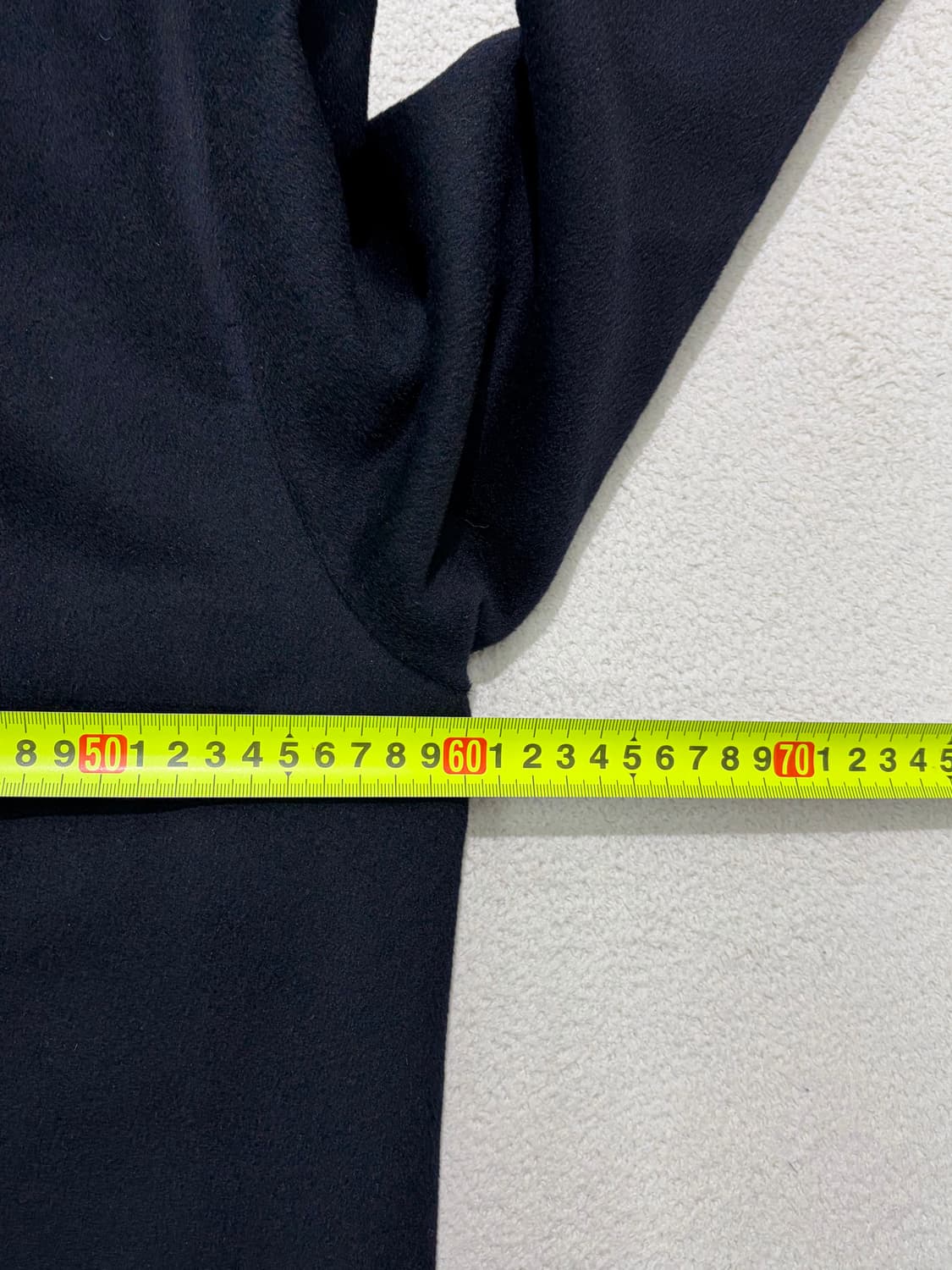 입생로랑 캐시미어 혼방 싱글 코트 네이비 95-100 상품이미지5