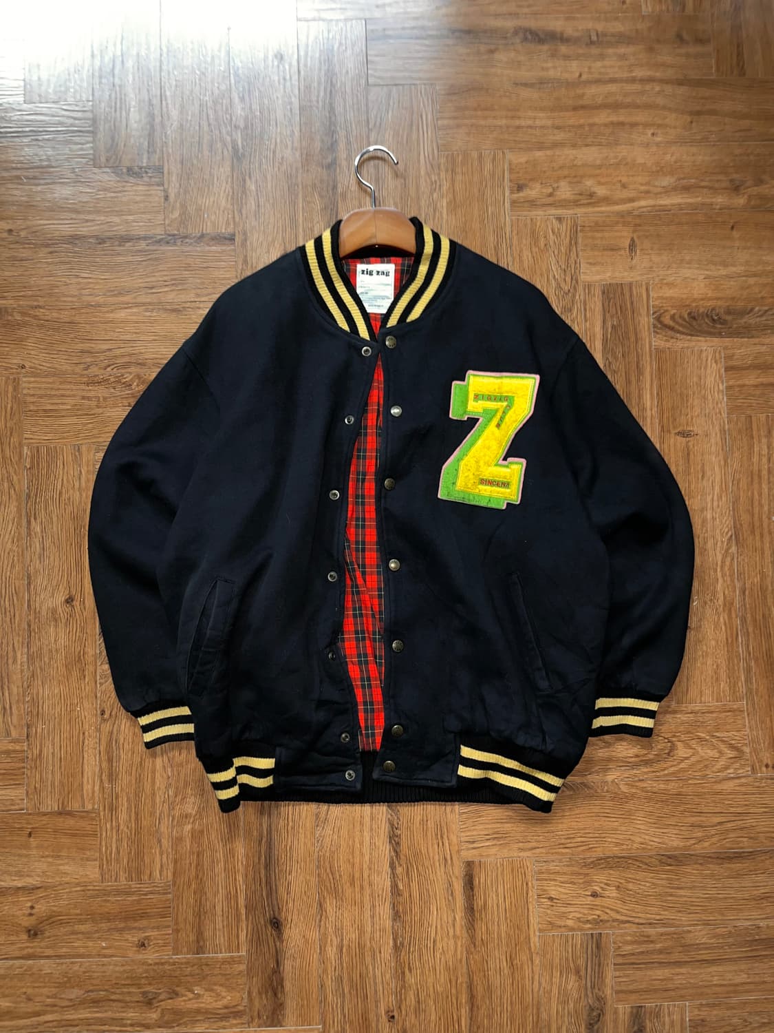 빈티지 모직 바시티자켓 상품이미지3