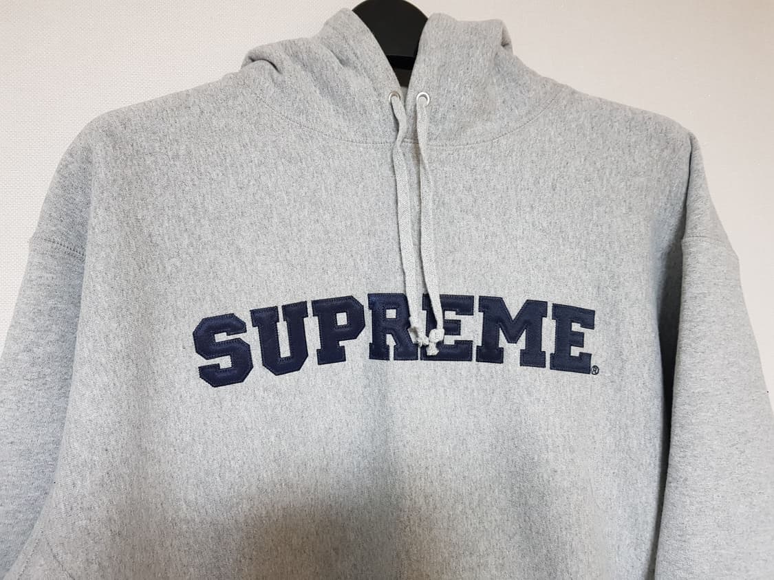 슈프림 컬리지에이트 후드 티셔츠 그레이 24SS 상품이미지4