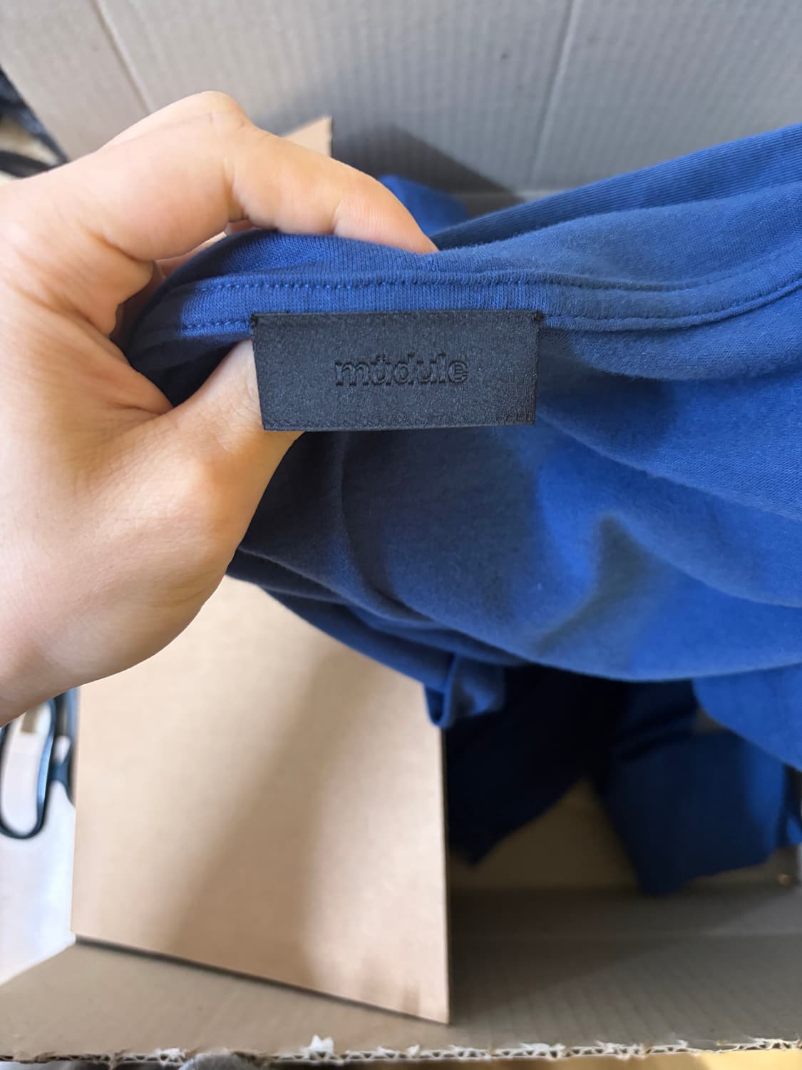 머듈 후드집업 블루 3사이즈 판매합니다 상품이미지2