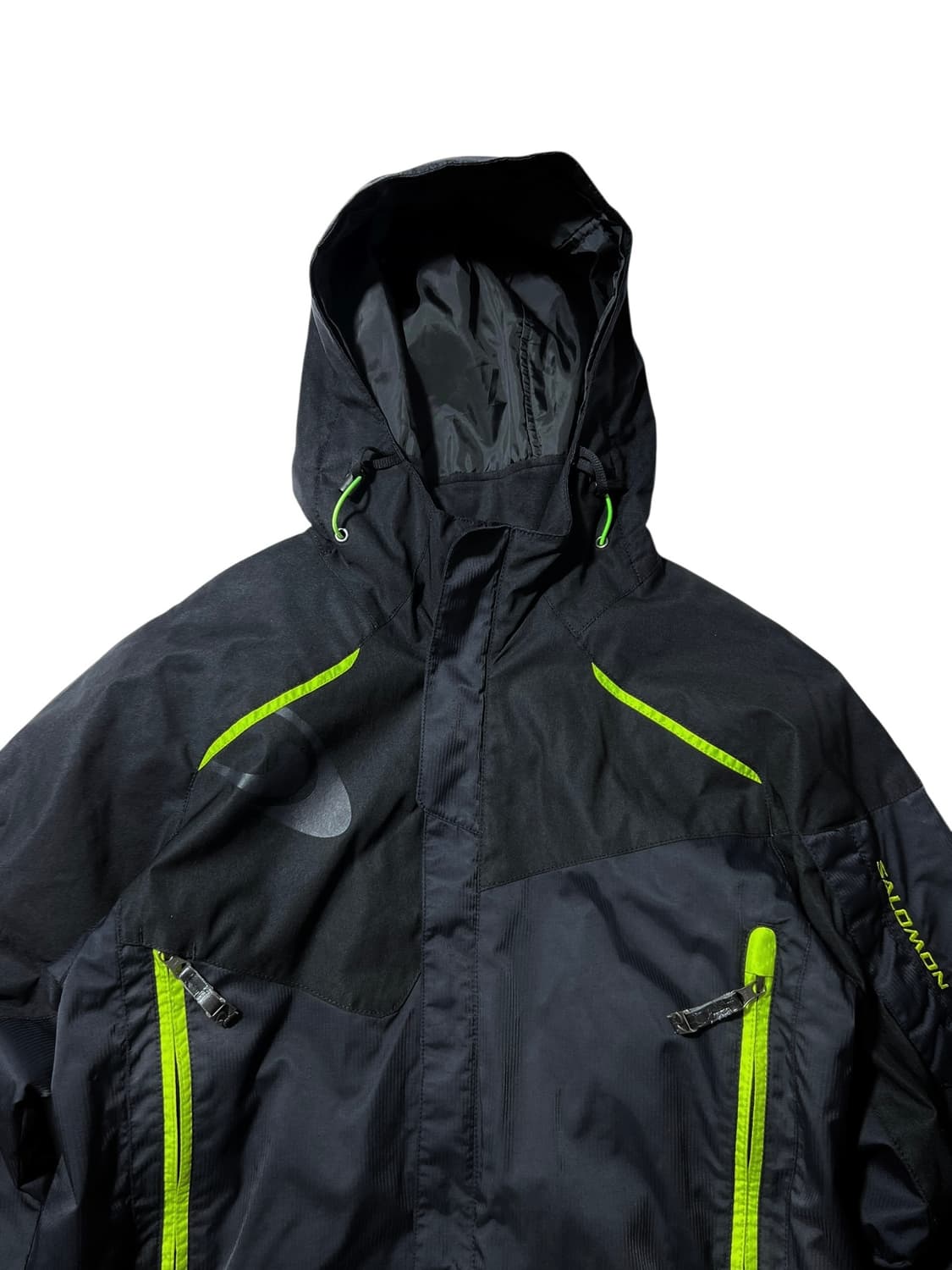 살로몬 재팬 바람막이 빈티지 네온 윈드브레이커 L 상품이미지2