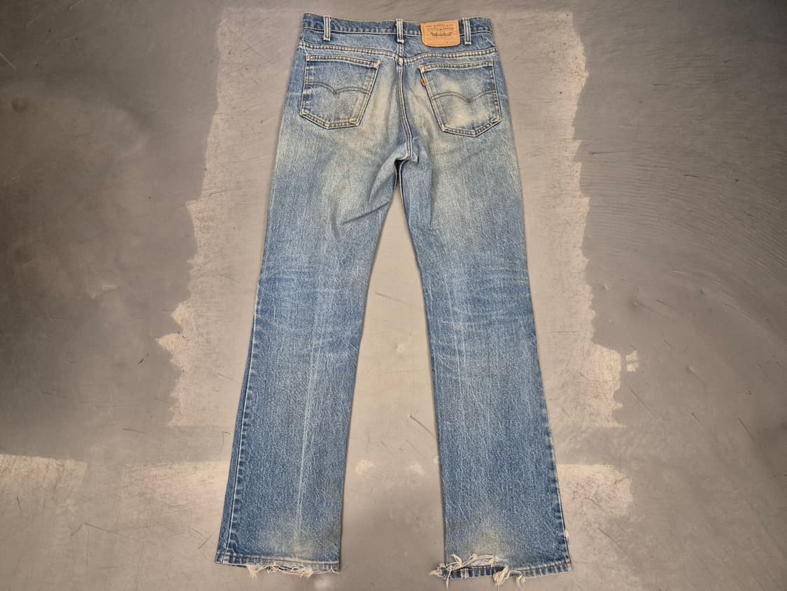 80s 리바이스 517 오렌지탭 데님 팬츠 상품이미지2