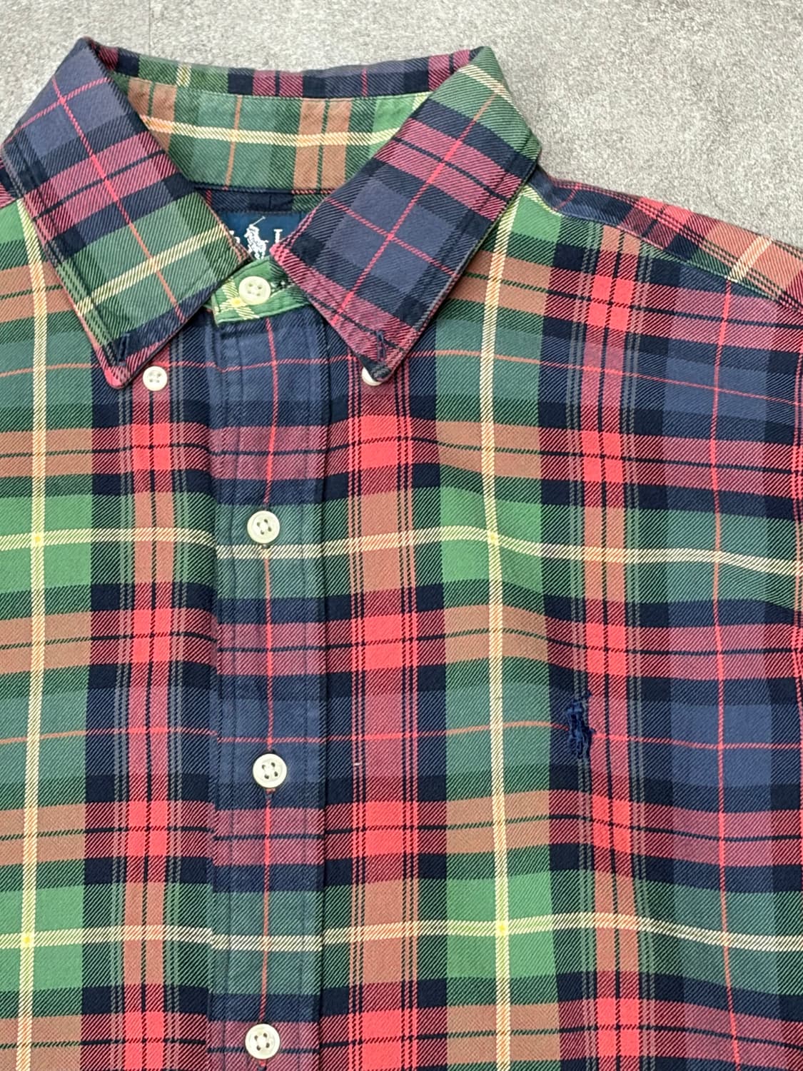 폴로 랄프로렌 헤비코튼 체크 셔츠 남방 상품이미지5