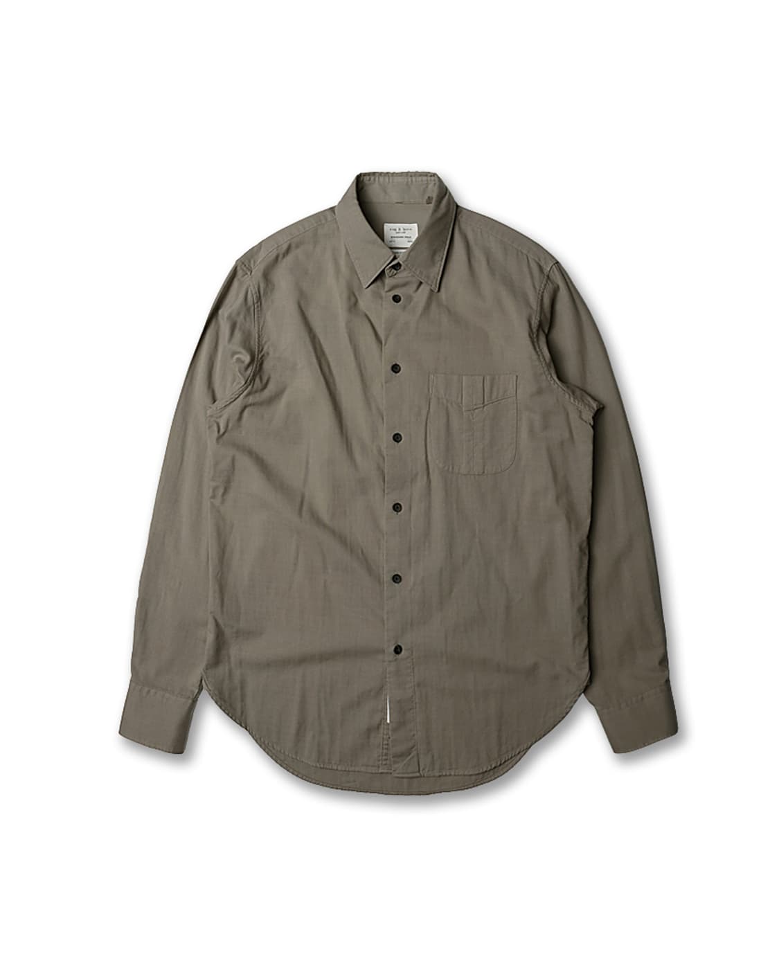 랙앤본 [Rag & Bone] 뉴욕 스탠다드 이슈 카키 코튼 셔츠 상품이미지1