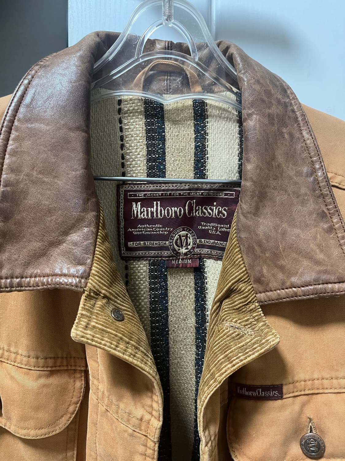 말보로 클래식 헌팅 자켓 블루종 상품이미지2