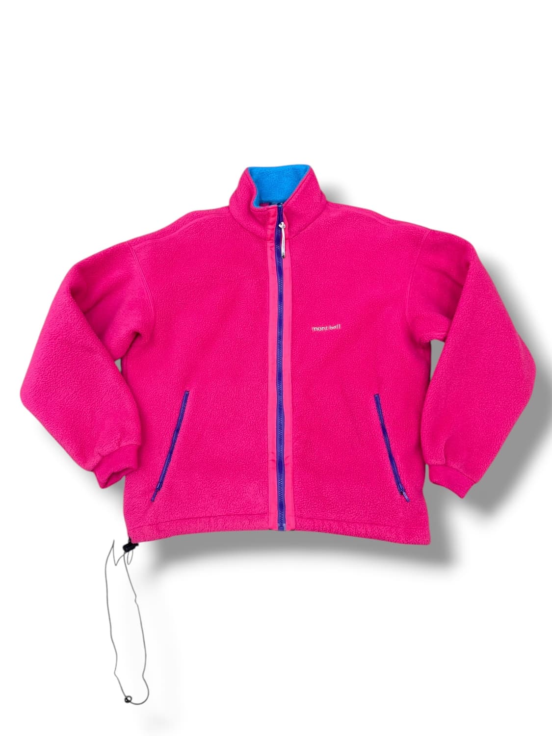 몽벨 바람막이 내장 핑크 플리스 후리스 집업 상품이미지5
