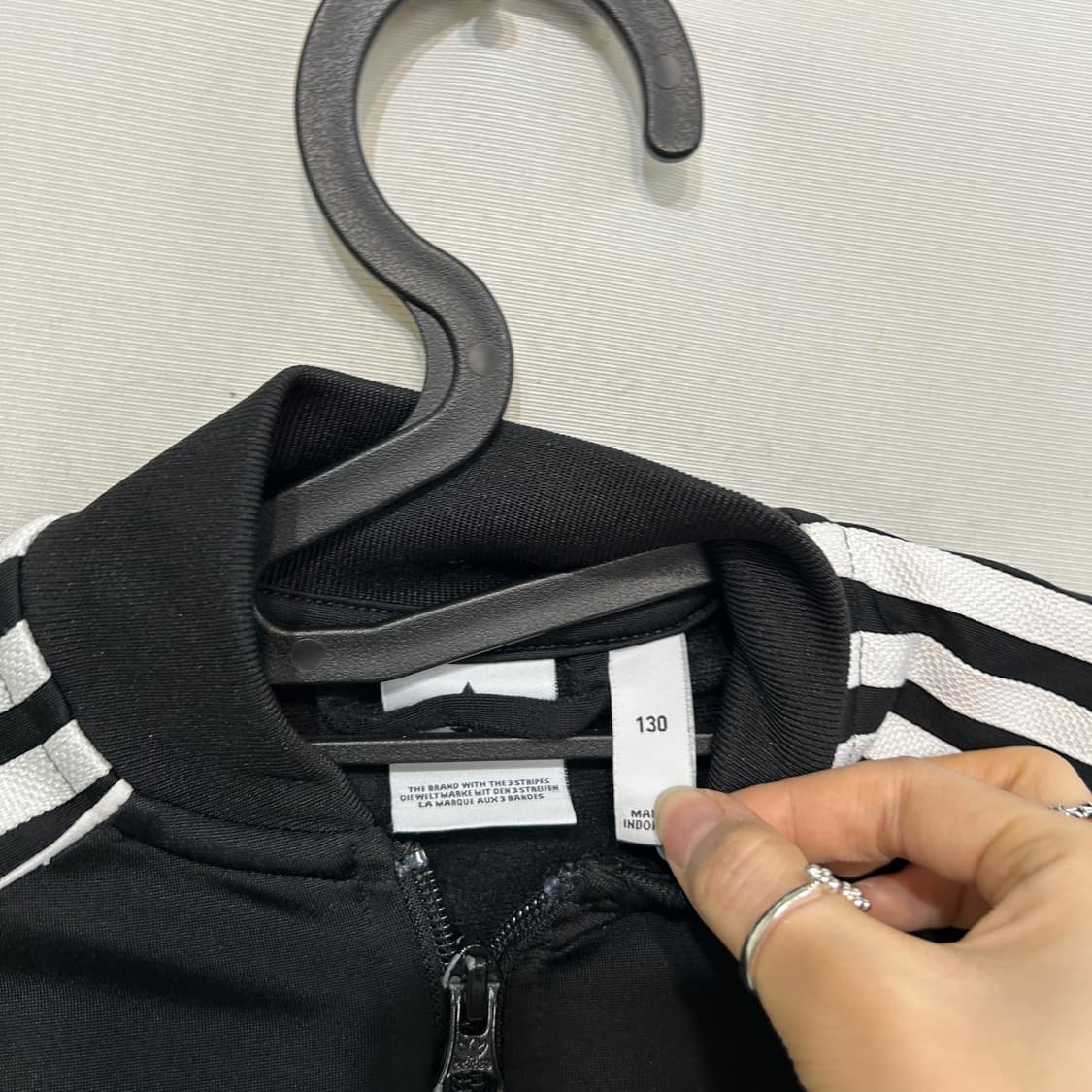 아디다스 키즈 져지 집업 130 상품이미지2