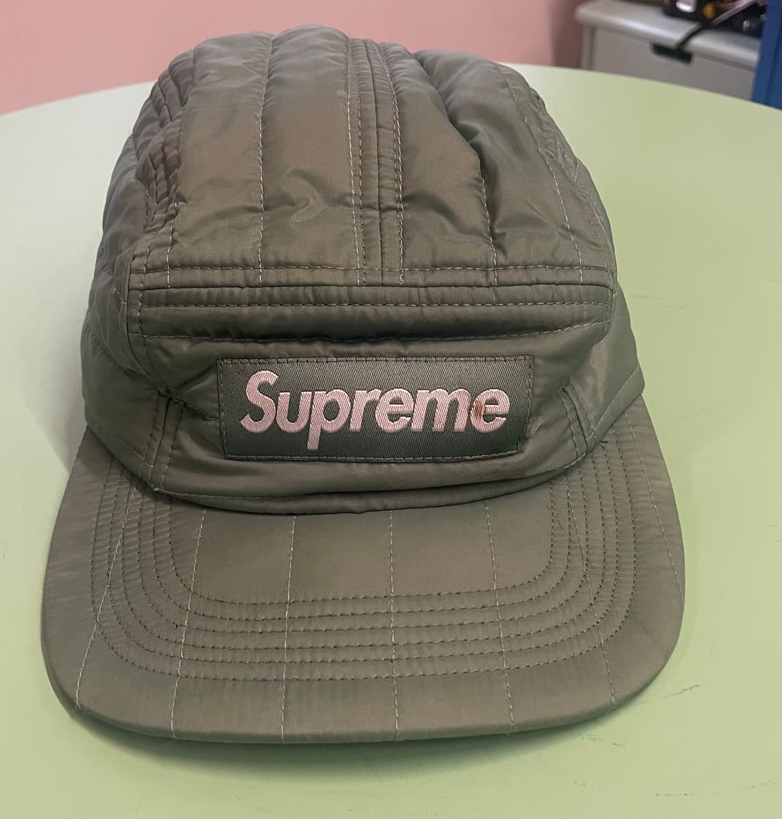 슈프림 퀄팅 캡 상품이미지2
