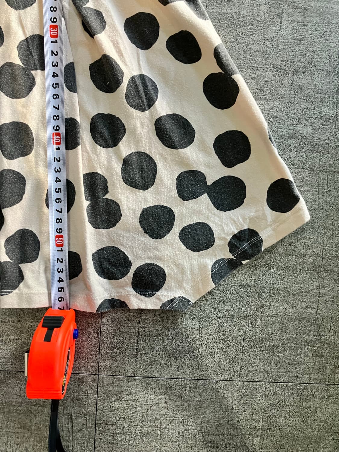 일본빈티지 Seraph 하구미모리걸 소니아 도트땡땡이 퍼퓰럼티셔츠 상품이미지3