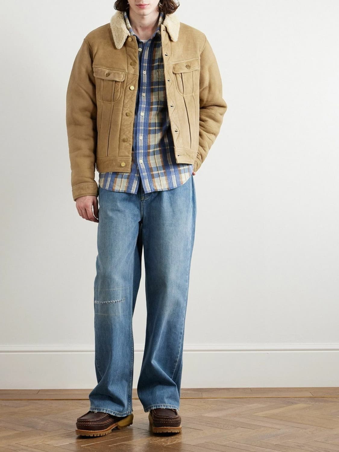 새상품 더블알엘 시어링 무스탕 xl 상품이미지4