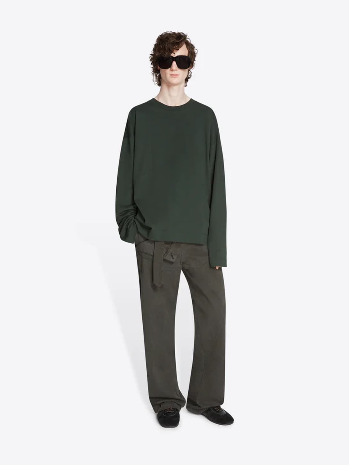 [37,39,40,41]드리스반노튼 25fw 스웨이드 스니커즈/블랙 상품이미지4