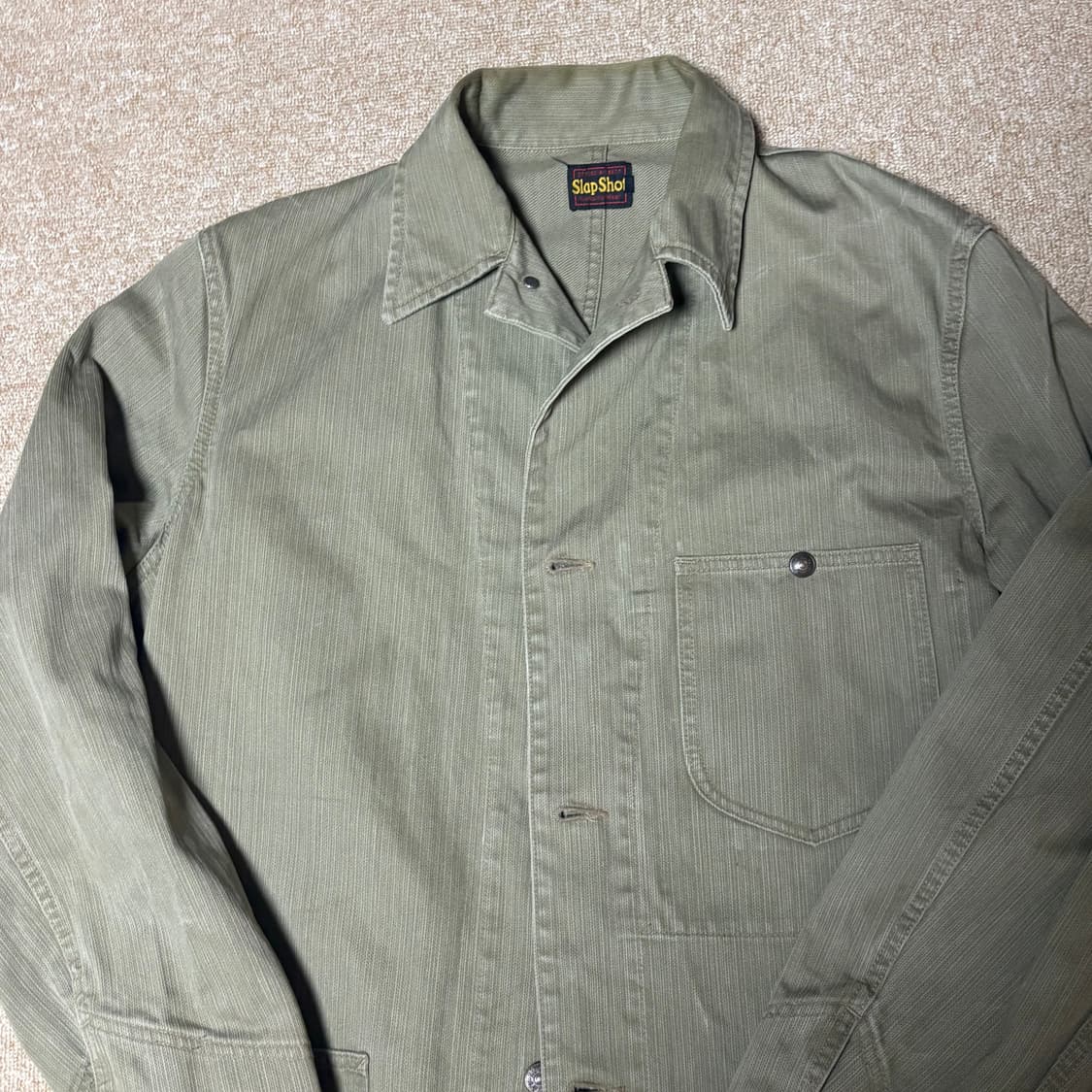 슬랩샷 올리브 워크자켓 상품이미지2