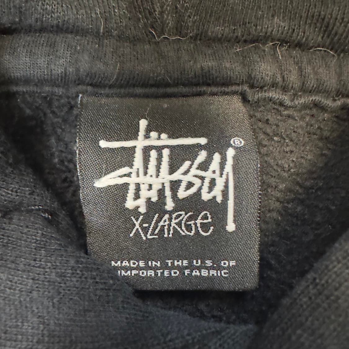 스투시 월드와이드 후드티 블랙 상품이미지5